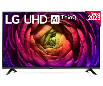 Televisión 165,1 cm (65") DLED LG 65UR73006LA 4K, HDR 10 PRO, SMART TV, WIFI, BLUETOOTH, TDT T2, USB reproductor y grabador, 3HDMI, 60HZ. Televisión 165,1 cm (65") DLED LG 65UR73006LA 4K, HDR 10 PRO, SMART TV, WIFI, BLUETOOTH, TDT T2, USB reproductor y grabador, 3HDMI, 60HZ.