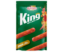 Mini chorizos con un toque picante, ideales para picar EL POZO King hot & spicy 50 g.