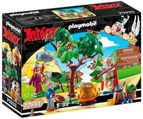 Playset Astérix: Panorámix con el caldero de la Poción Mágica  PLAYMOBIL Asterix 70933.
