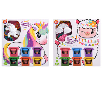 Set de plastilina Animales Mágicos con 6 botes y accesorios, ONE TWO FUN ALCAMPO. Set de plastilina Animales Mágicos con 6 botes y accesorios, ONE TWO FUN ALCAMPO.