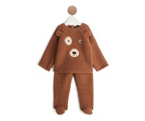 Pijama Coral fleece para bebé IN EXTENSO, talla 80.