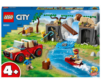 Juego De Construcciones rescate la fauna salvaje todoterreno 157 piezas lego city 60301. 60301 wildlife juguete niños 4