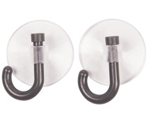 Set de dos ganchos para colgar paños de cocina, sistema de ventosa, ACTUEL. Set de dos ganchos para colgar paños de cocina, sistema de ventosa, ACTUEL.