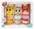 Conjunto de 3 animales de peluche apilables, Leo ONE TWO FUN ALCAMPO.