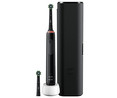 Cepillo de dientes eléctrico Braun ORAL-B Pro 3 3500 Black Edition, incluye funda de viaje.