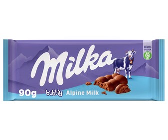 Chocolate con leche Luflée MILKA 100 g. Chocolate con leche Luflée MILKA 100 g.