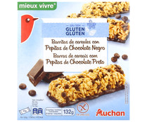 Barritas cereales sin gluten PRODUCTO ALCAMPO 132 g.