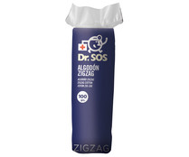 Algodón 100% hidrófilo, sin impurezas y muy suave, ideal para limpiar y desinfectar DR. SOS 100 g.