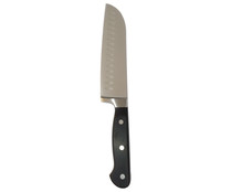 Cuchillo de cocina Santoku forjado, con hoja de acero inoxidable de 18cm., ACTUEL.