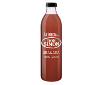Zumo refrigerado de granada 100 % natural DON SIMÓN LA HUERTA 750 ml.