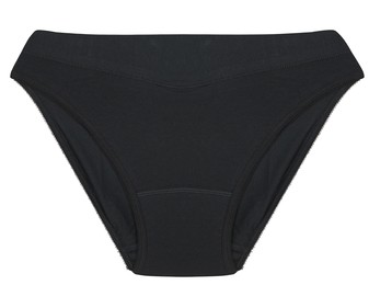 Braga alta tipo bikini RMC, color negro, talla S. Braga alta tipo bikini RMC, color negro, talla S.