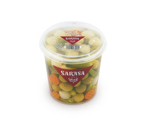 Popurri encurtidos sabor anchoas SARASA 450 g.