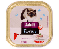 Comida para gatos a base de paté de buey PRODUCTO ALCAMPO tarrina de 100 g.