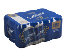 Cerveza sin alcohol SAN MIGUEL pack de 12 uds x 33 cl.