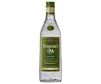 GInebra tipo Dry Gin infusionada con extractos de lúpulo SEAGRAM´S IPA edition botella de 70 cl.