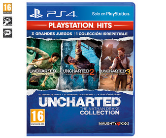 Juego Uncharted : The Nathan Drake collection para PS4, género: acción, PEGI 16.
