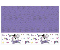 Mantel rectangular diseño Minnie en tonos morados, 120x180cm., DISNEY. Mantel rectangular diseño Minnie en tonos morados, 120x180cm., DISNEY.