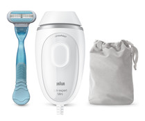 Depiladora luz pulsada IPL BRAUN Silk-expert Mini PL1124, para todo el cuerpo.