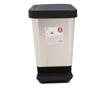 Cubo de basura con pedal, de metal ACTUEL 25 l.