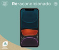 Smartphone 15,49cm (6,1") iPhone 11 white (REACONDICIONADO), Chip A13 Bionic, 64GB, 12+12 Mpx, vídeo en 4K, iOS 15.