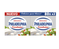 Queso blanco para ensaladas PHILADELPHIA 2 x 80 g.