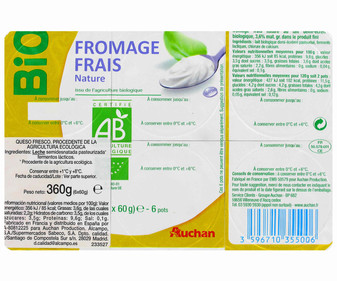 Petit natural ecológico 6 x 60 gr Petit natural ecológico 6 x 60 gr