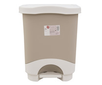 Cubo de basura pedal, beige ACTUEL 24 l.  