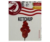 Ketchup en monodosis PRODUCTO ALCAMPO pack 12 uds x 12 g.