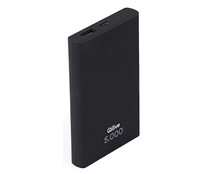 Batería portátil QILIVE Power Bank, 5000 mAh, 2A, salida USB-A, Puerto USB-C.