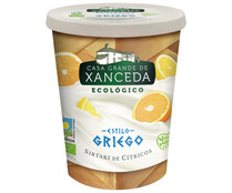 Yogur estilo Griego con cítricos de producción ecológica XANCEDA 400 g.