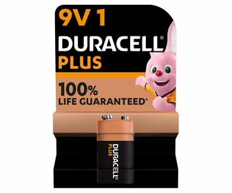 Pila Alcalina 9v duracell plus power mn1604b1 6f22 de petaca 6lr61 6lr61mn1604 batería transistor mn1604 blister 1 mn1604k1