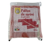 Palitos de surimi con sabor cangrejo PRODUCTO ECONÓMICO ALCAMPO 900 gr