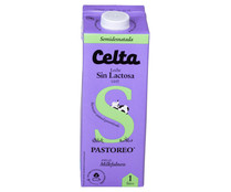 Leche semidesnatada de vaca, sin lactosa CELTA Pastoreo 1l.