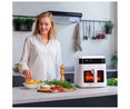 Freidora sin aceite CECOTEC Cecofry Experience Window White 6000, 1300W, capacidad 6L, temporizador, termostato, 9 programas.