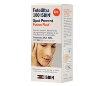 Protector solar especial para pieles altamente fotosensibles y con factor de protección 100 (muy alto) ISDIN Fusion Fluid 50 ml.