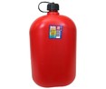 Bidón de 20 litros, homologado y resistente plástico de color rojo ROLMOVIL.