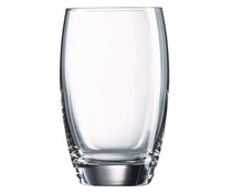 Vaso para agua Salto, con capacidad de 35 centilitros y fabricado en vidrio transparente PRODUCTO ALCAMPO.
