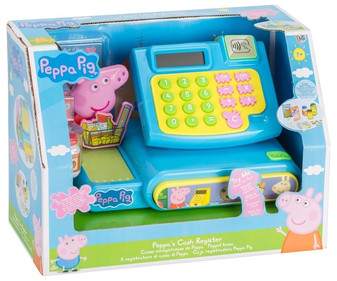 Caja registradora Peppa Pig con accesorios, PEPPA PIG. Caja registradora Peppa Pig con accesorios, PEPPA PIG.