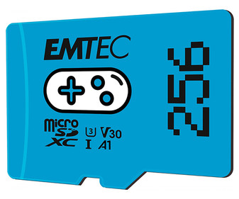 Tarjeta de memoria MicroSDXC EMTEC 256GB Azul Nintendo Switch. Tarjeta de memoria MicroSDXC EMTEC 256GB Azul Nintendo Switch.