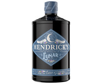 Ginebra con sabores naturales, destilada y embotellada en Escocia HENDRICKS Lunar botella de 70 cl.