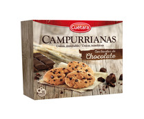 Galletas con pepitas de chocolate Campurrianas  CUÉTARA caja 450 g.