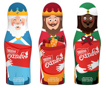 Figurita de chocolate de los Reyes Magos NESTLÉ Extrafino 40 g.