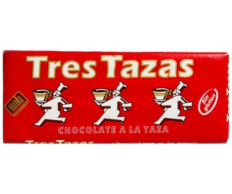 Chocolate a la taza sin gluten TRES TAZAS 200 gr, Chocolate a la taza sin gluten TRES TAZAS 200 gr,