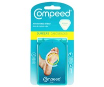 Apósitos anti-durezas, con acción alivio inmediato dolor COMPEED 6 uds