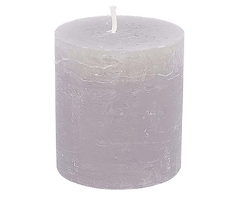 Vela rústica cilíndrica no perfumada, 8 cm, ACTUEL. Vela rústica cilíndrica no perfumada, 8 cm, ACTUEL.