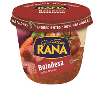 Salsa fresca boloñesa, elaborada con ingredientes 100% naturales RANA 180 g.