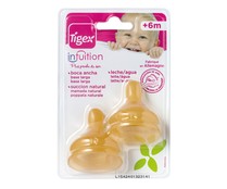 Tetina intuition de latex con boquilla ancha, a partir de 6 meses, TIGEX. Tetina intuition de latex con boquilla ancha, a partir de 6 meses, TIGEX.