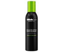 Espuma de afeitar de rápido aclarado GILLETTE Labs 240 ml.