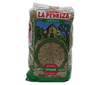 Lentejas verdina LA PEDRIZA paquete de 1 kg.