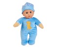 Muñeco bebé 30cm con cuerpo blandito, color rosa o azul surtido, ONE TWO FUN ALCAMPO.